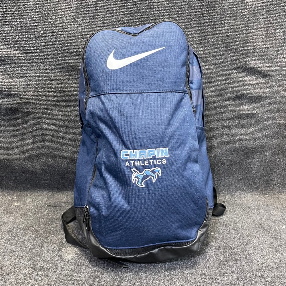 Nike BA5331-410 Chapin High School Athletics Navy Blue Brasilia XL Backpack Bag